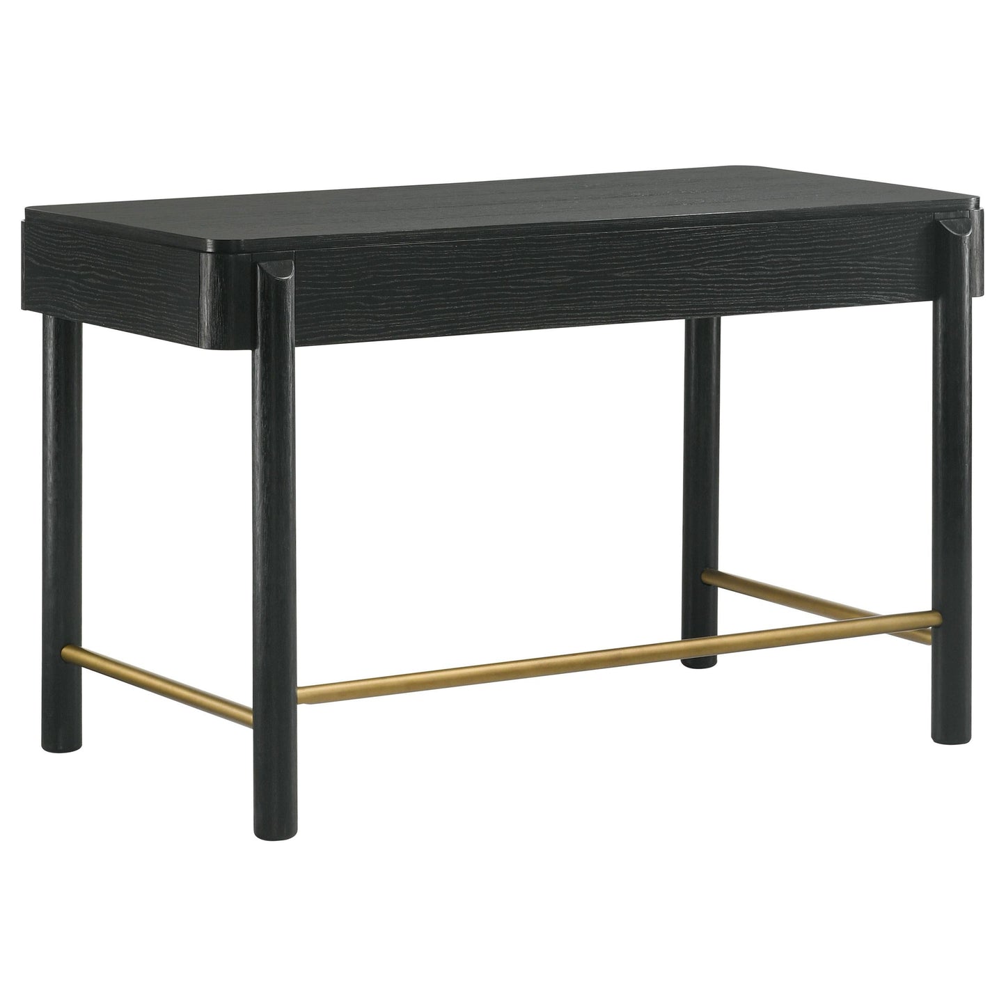 Arini VANITY TABLE &amp; MIRROR in Black - Coaster Furniture
