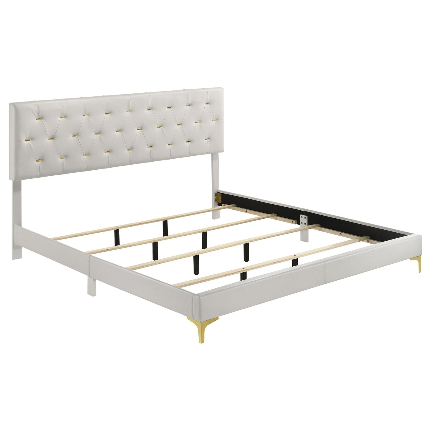 Kendall Eastern King Bed 5-Piece Set - White