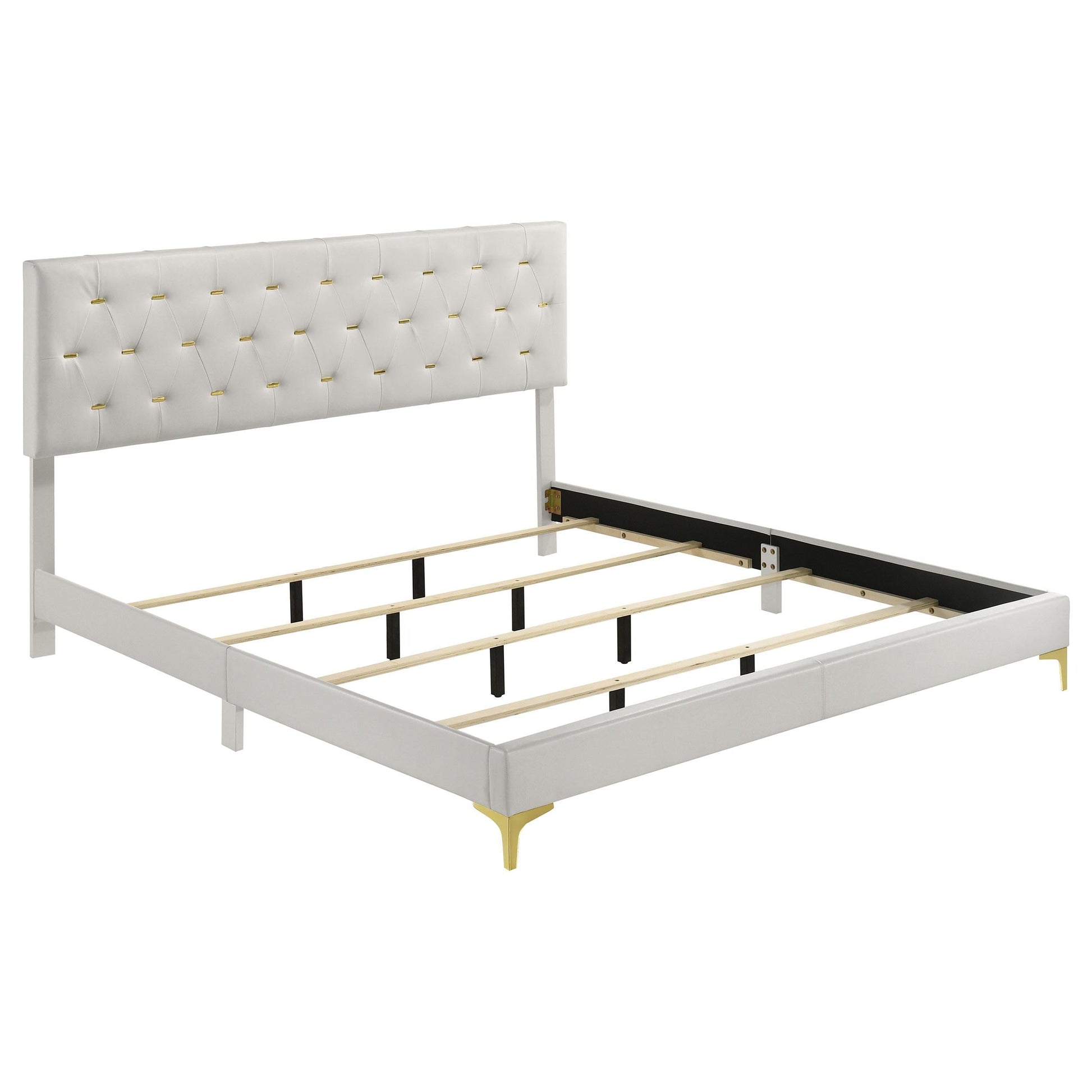 Kendall Eastern King Bed 5-Piece Set - White