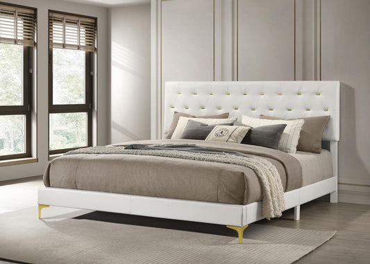 Kendall E King Bed - White