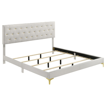 Kendall E King Bed - White