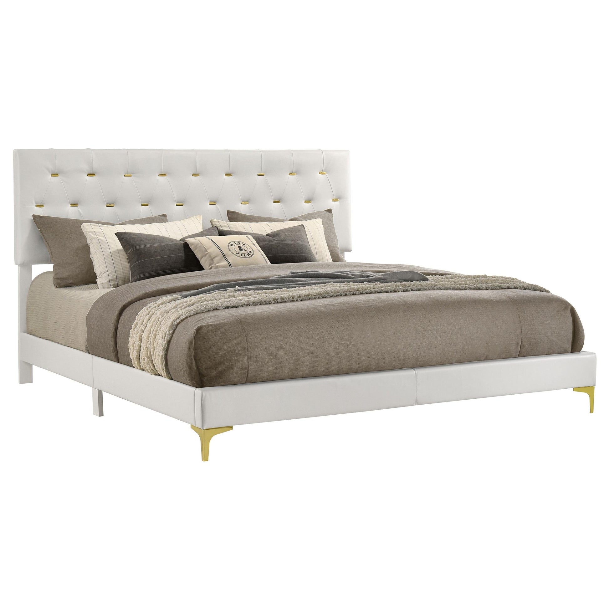 Kendall E King Bed - White