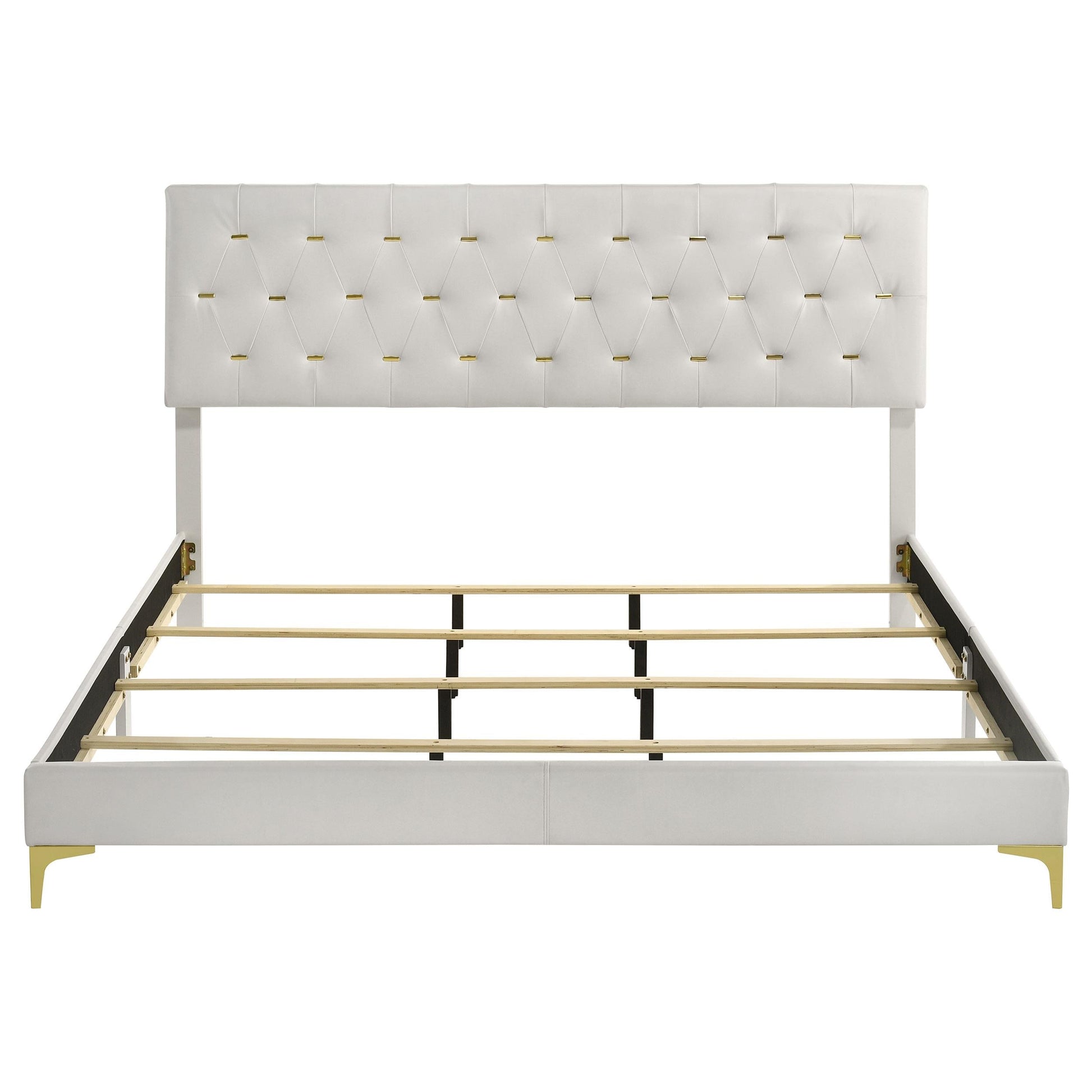 Kendall E King Bed - White
