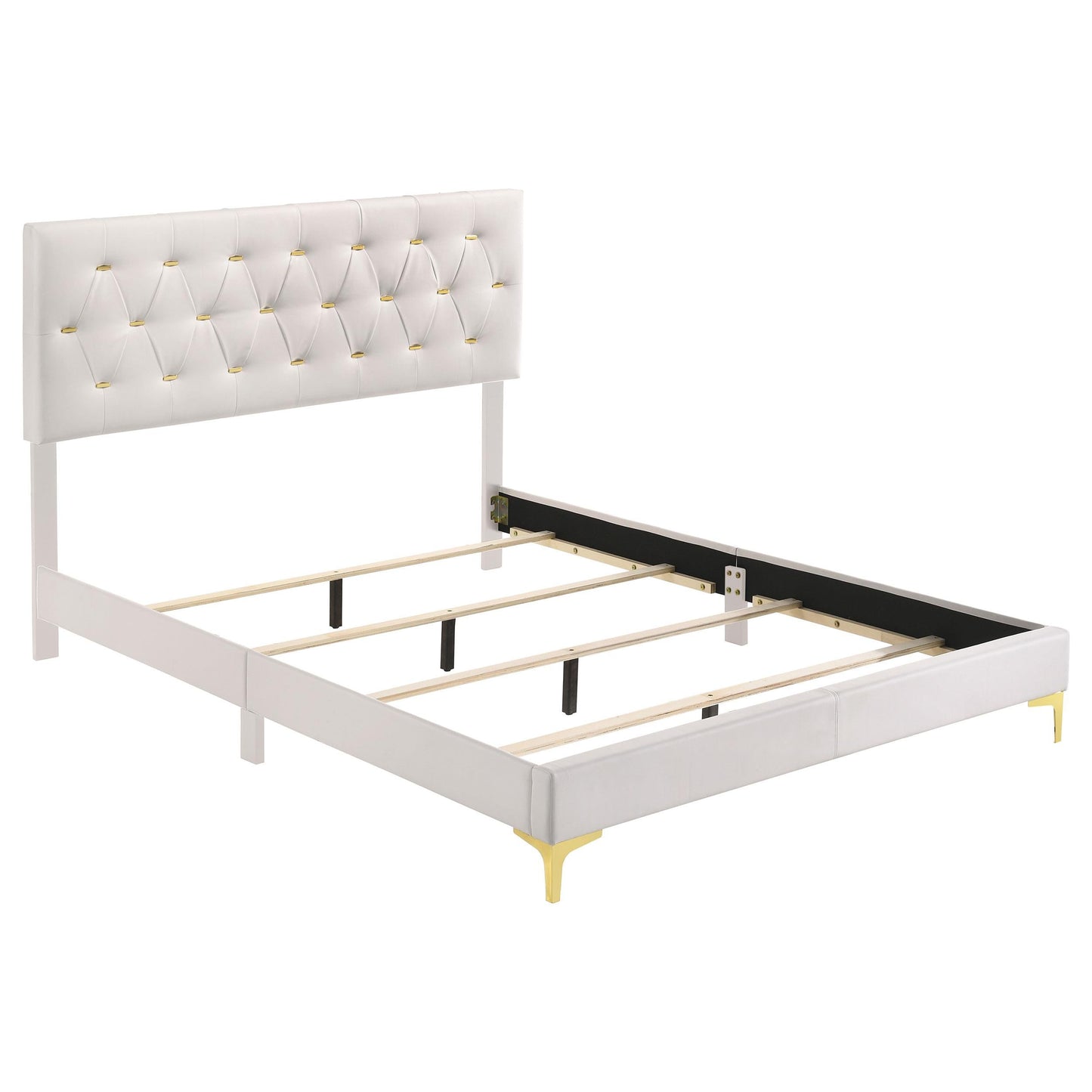 Kendall Queen Bed 4-Piece Set - White