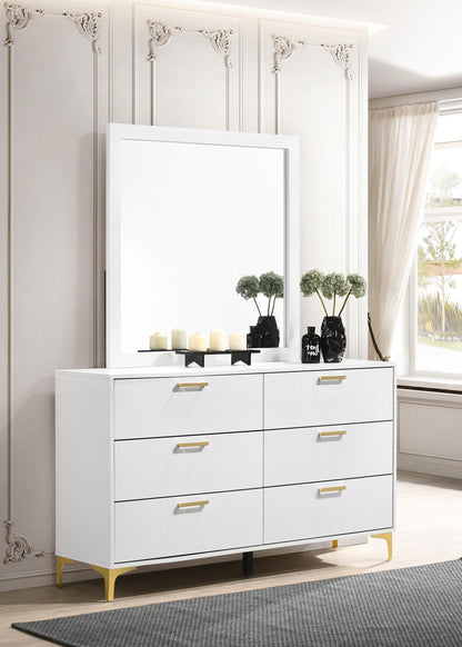 Kendall Dresser With Mirror - White