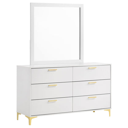 Kendall Dresser With Mirror - White