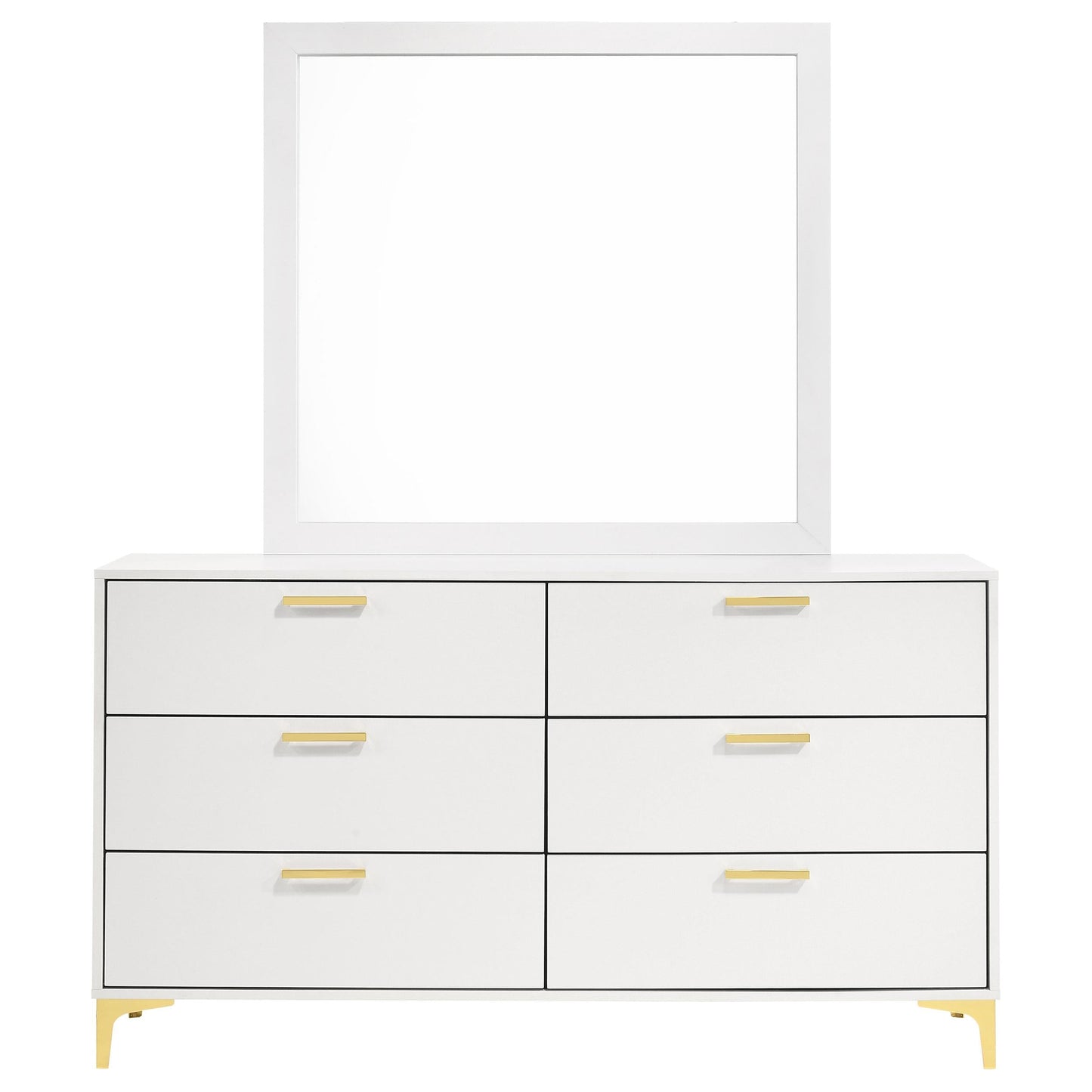 Kendall Dresser With Mirror - White
