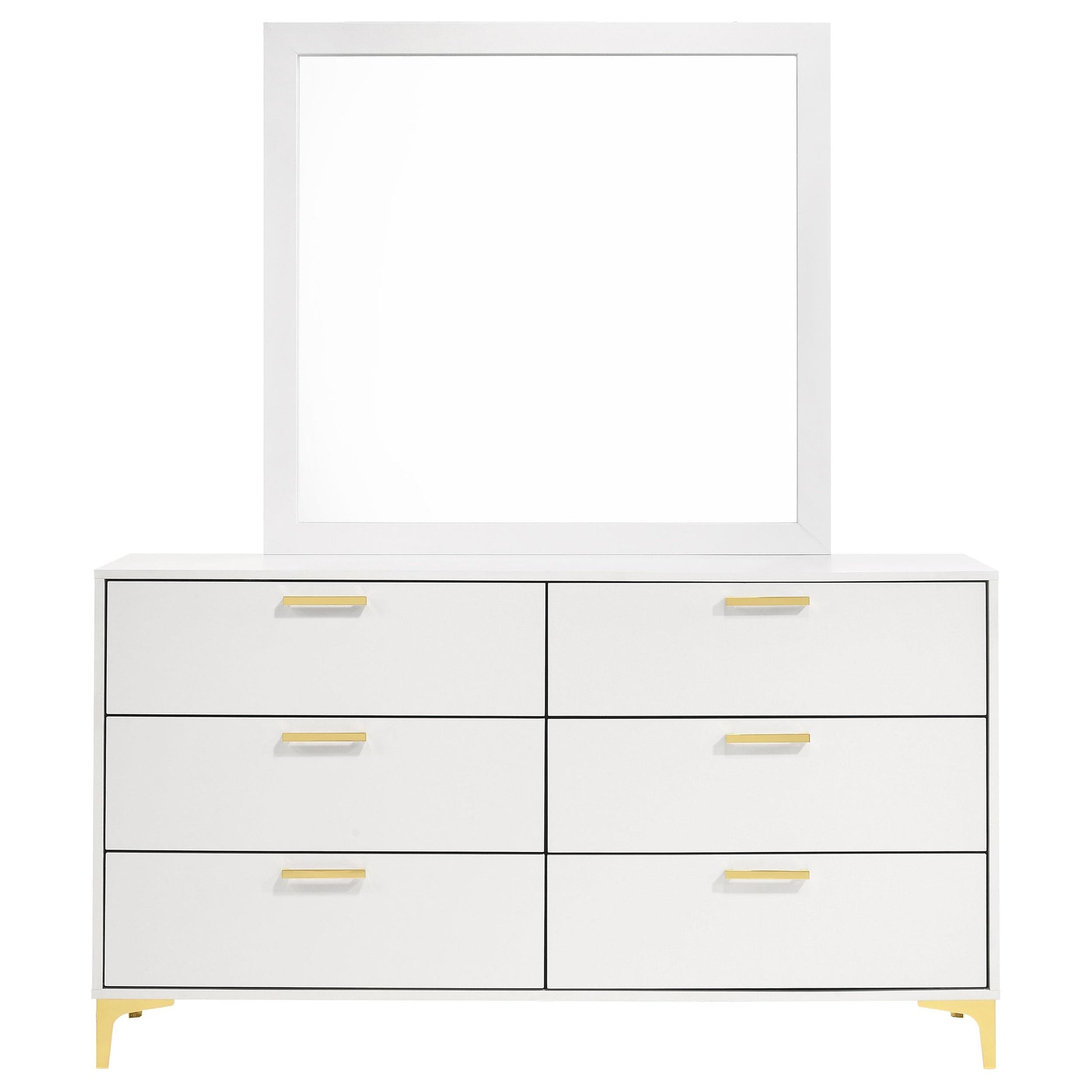 Kendall Dresser With Mirror - White