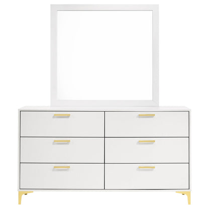Kendall Dresser With Mirror - White