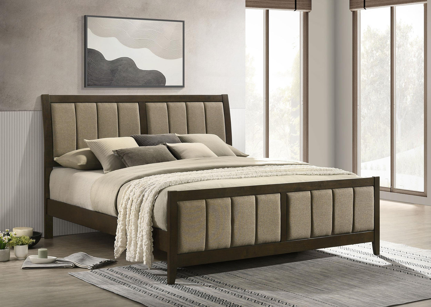 Wilkes Bed in Dark Cocoa