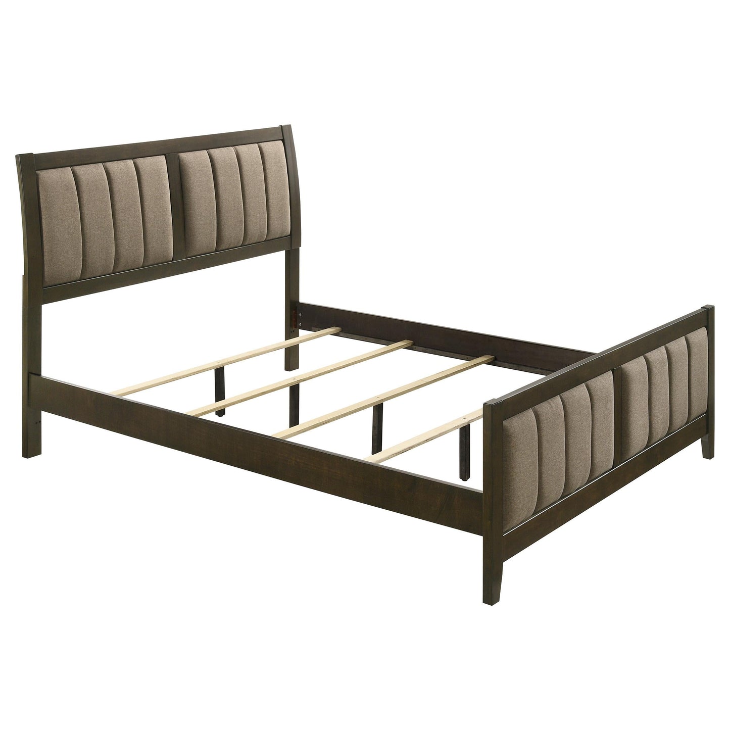 Wilkes Bed 4-Piece Set in Dark Cocoa