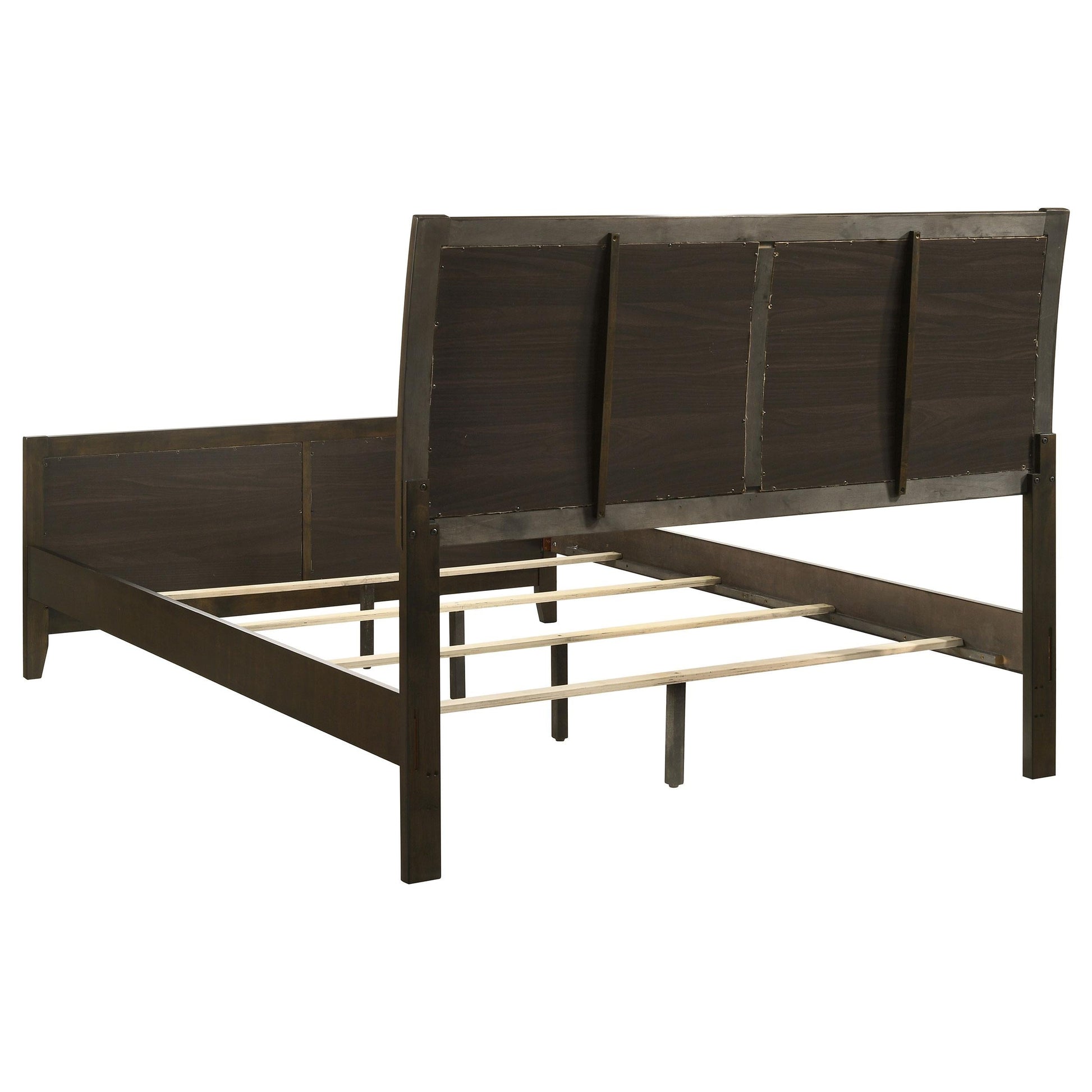Wilkes Bed 4-Piece Set in Dark Cocoa
