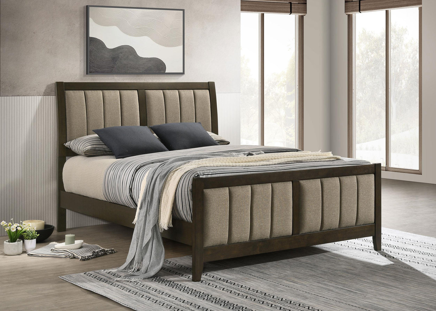 Wilkes Bed in Dark Cocoa