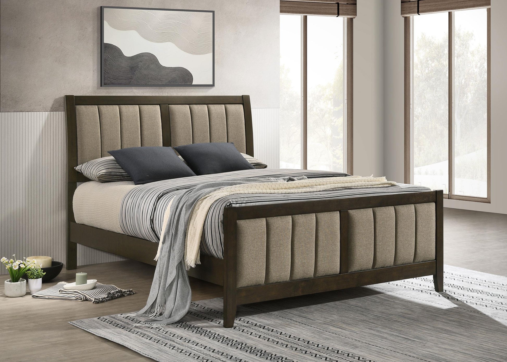 Wilkes Bed in Dark Cocoa