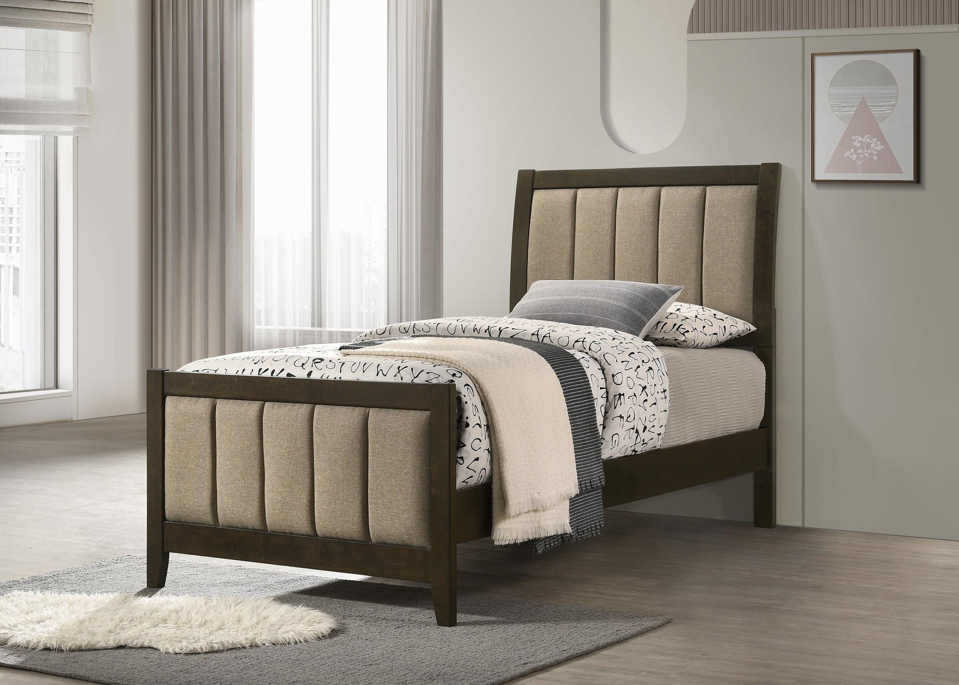 Wilkes Bed in Dark Cocoa