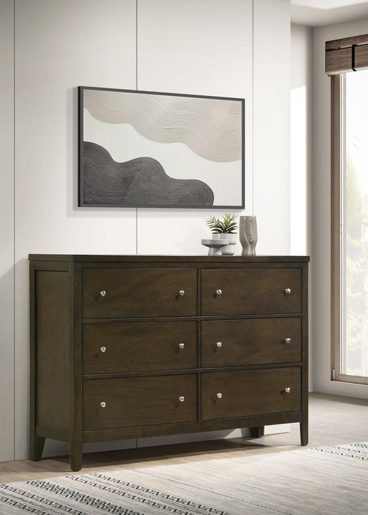 Wilkes Dresser in Dark Cocoa - Coaster Furniture