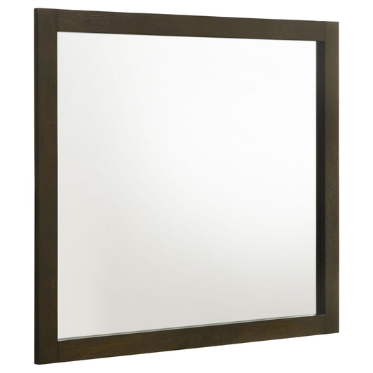 Wilkes Dresser Mirror in Dark Cocoa - Coaster Furniture