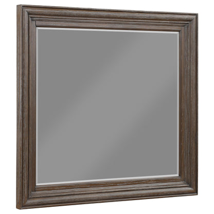Emmett Dresser Mirror in Walnut - Coaster Furniture