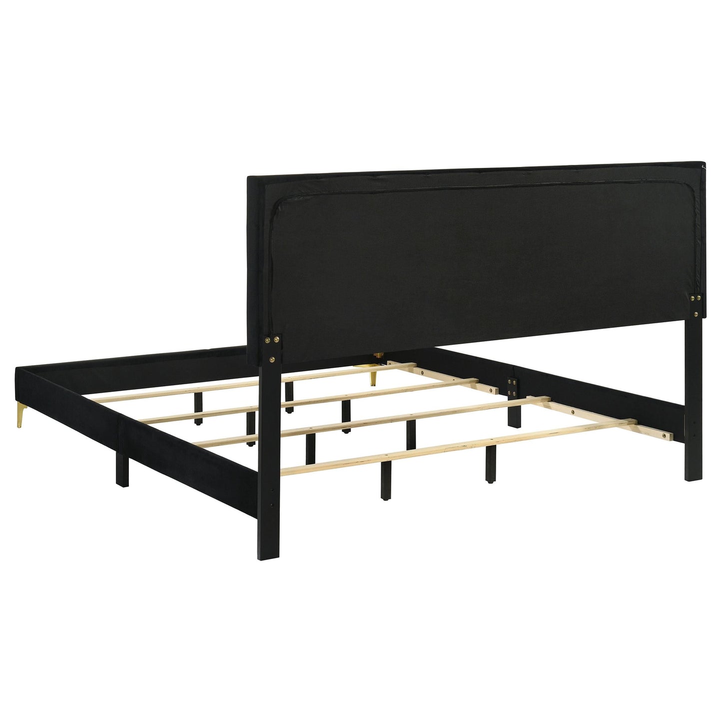 Kendall Eastern King Bed 4-Piece Set - Black