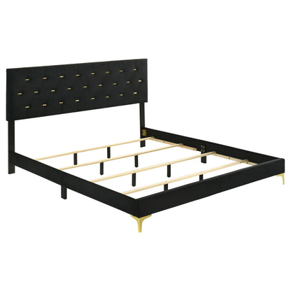 Kendall Eastern King Bed 5-Piece Set - Black