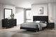 Kendall Queen Bed 4-Piece Set - Black