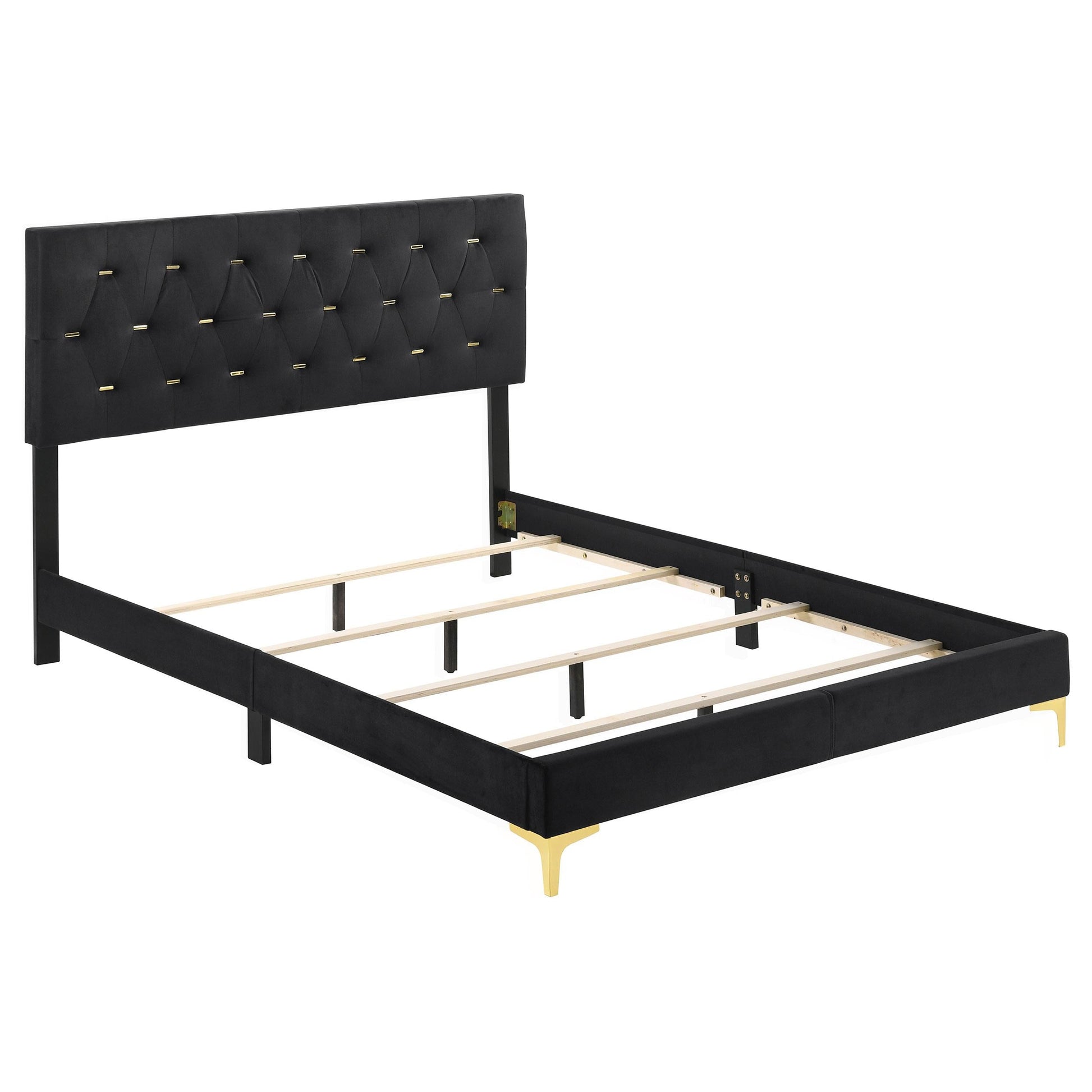 Kendall Queen Bed 5-Piece Set - Black