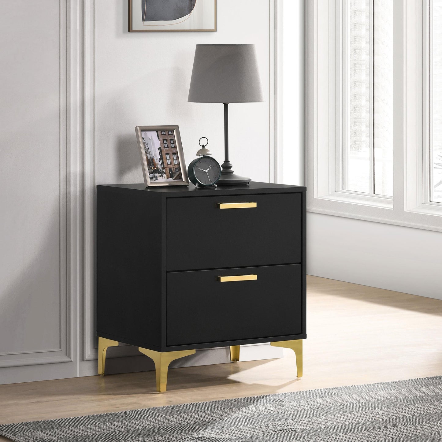 Kendall Nightstand - Black
