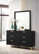 Kendall Dresser With Mirror - Black