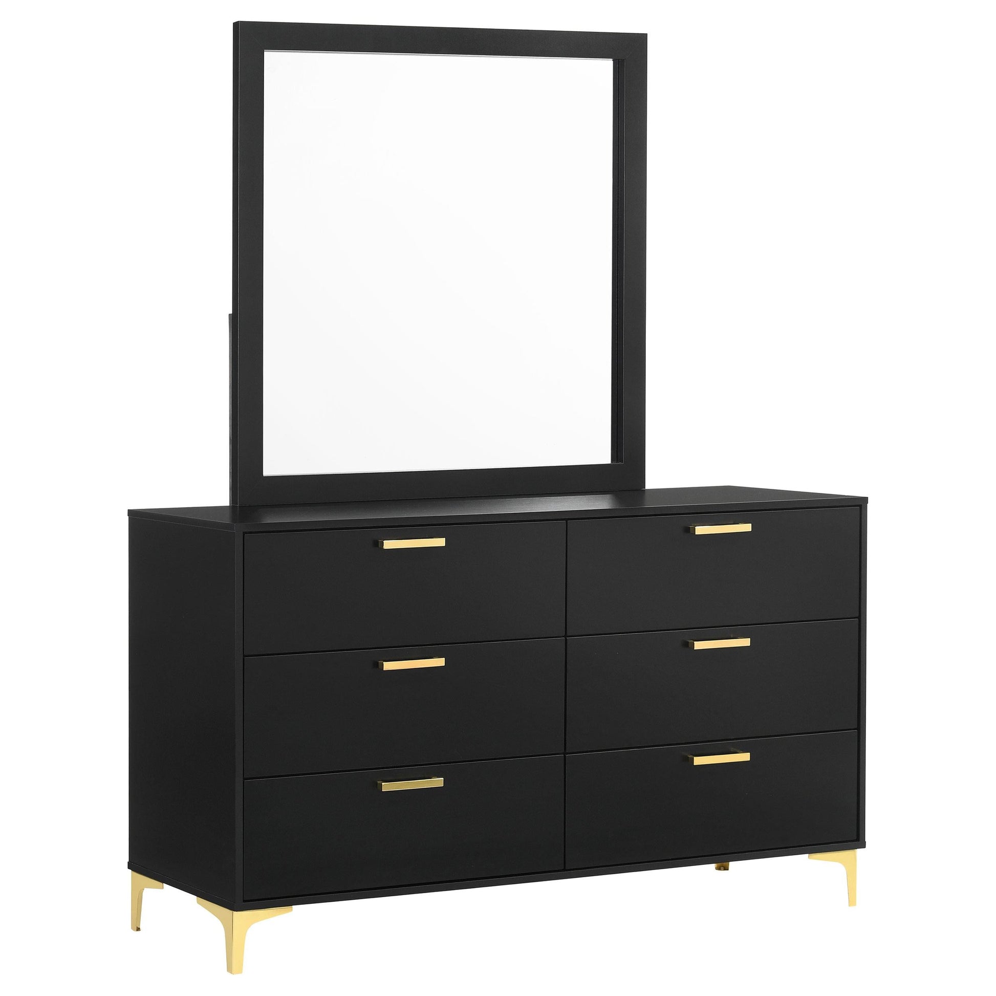 Kendall Dresser With Mirror - Black