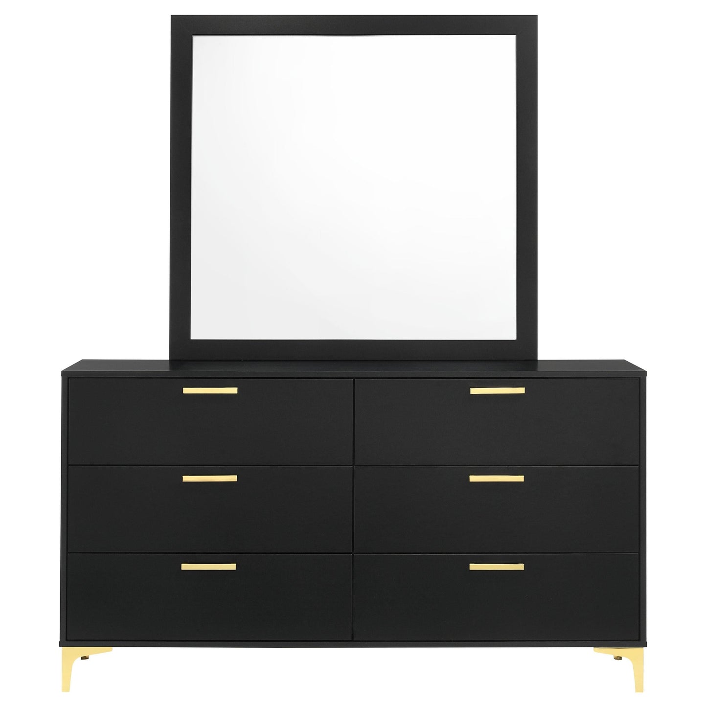 Kendall Dresser With Mirror - Black