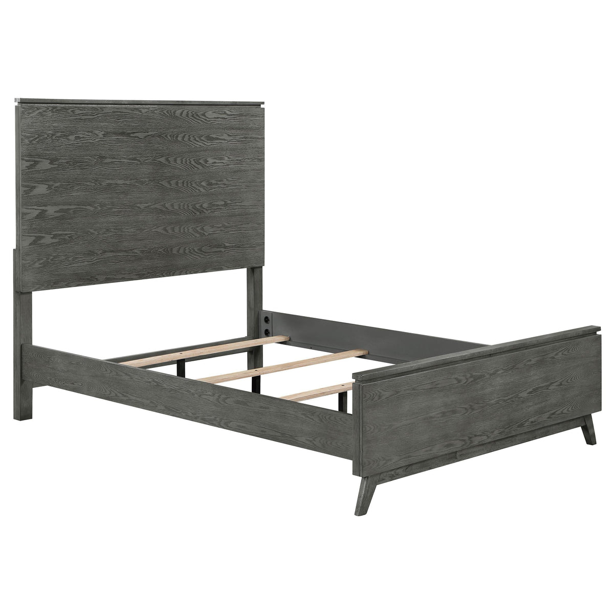 Nathan E King Bed in Grey - Coaster Furniture