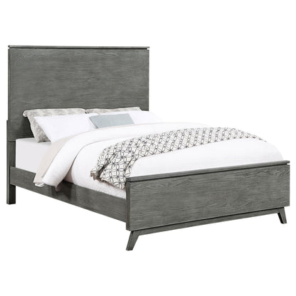 Nathan E King Bed in Grey - Coaster Furniture
