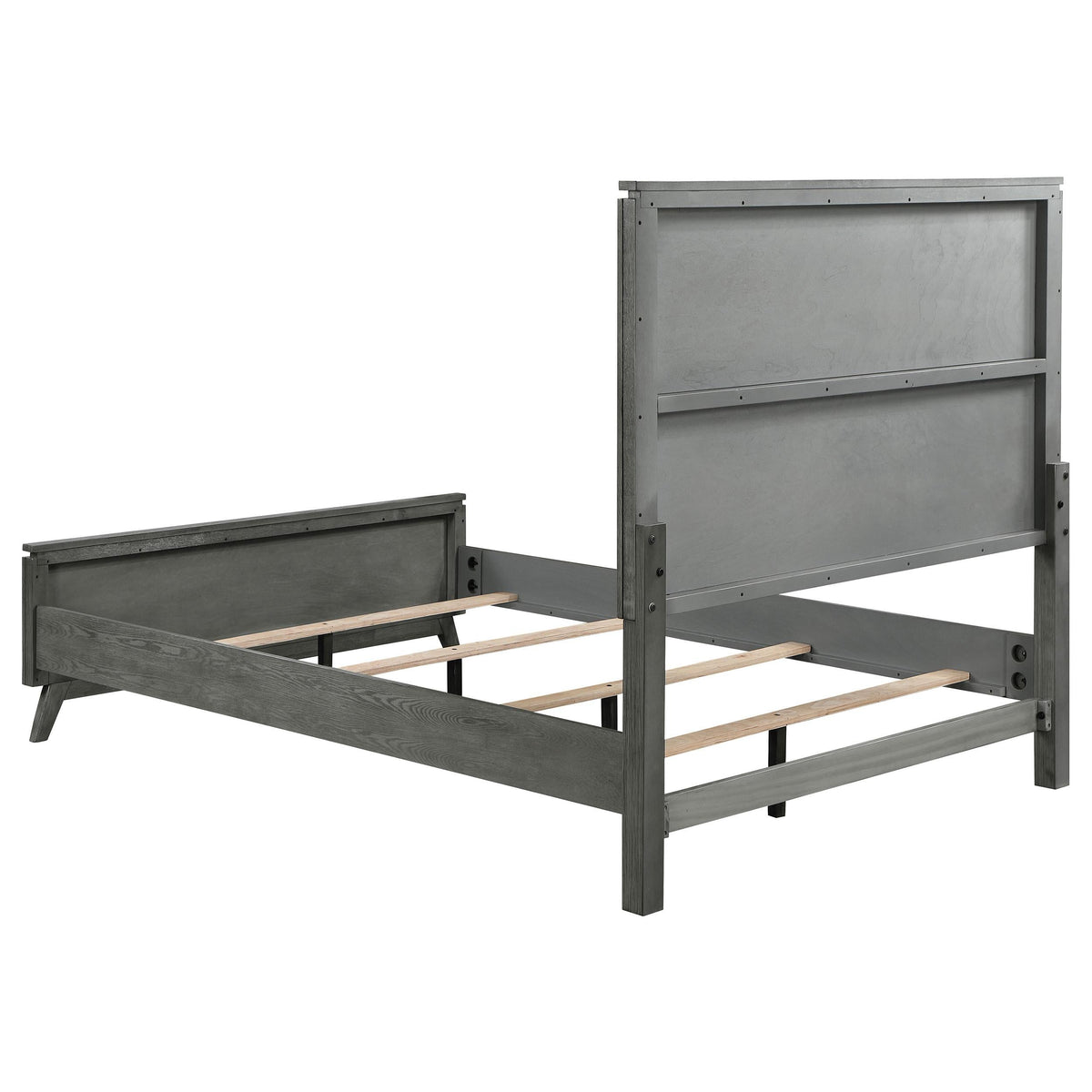 Nathan E King Bed in Grey - Coaster Furniture
