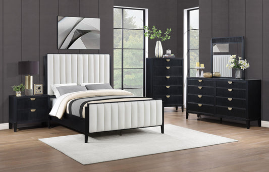 Brookmead Queen Bed 5-Piece Set in Black - Coaster Furniture