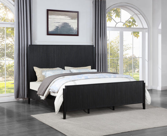 Brookmead E King Bed in Black - Coaster Furniture