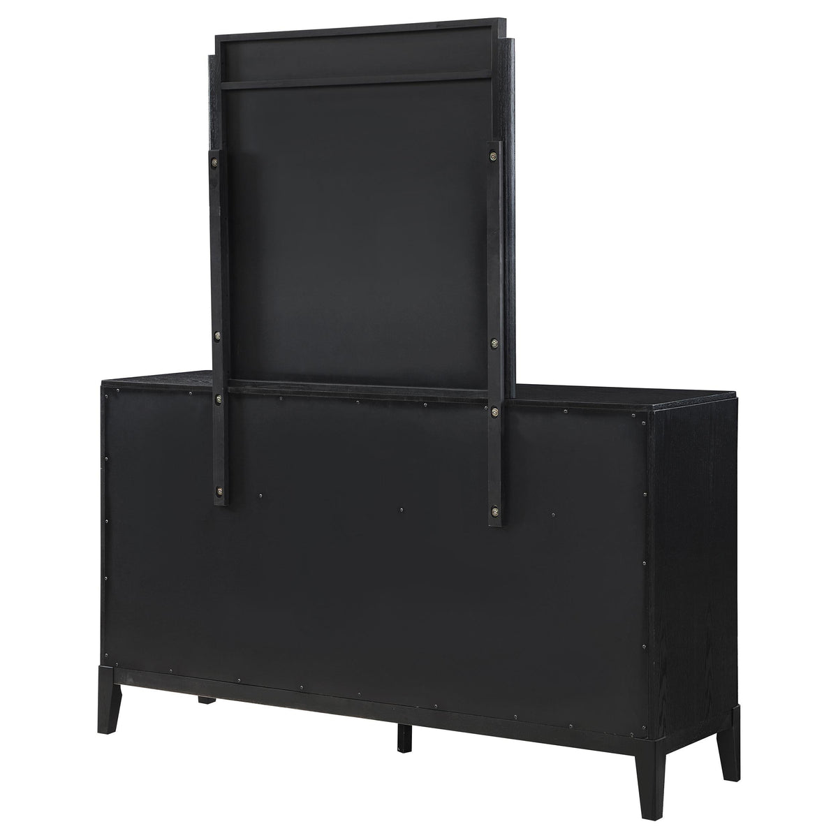 Brookmead Dresser With Mirror in Black - Coaster Furniture