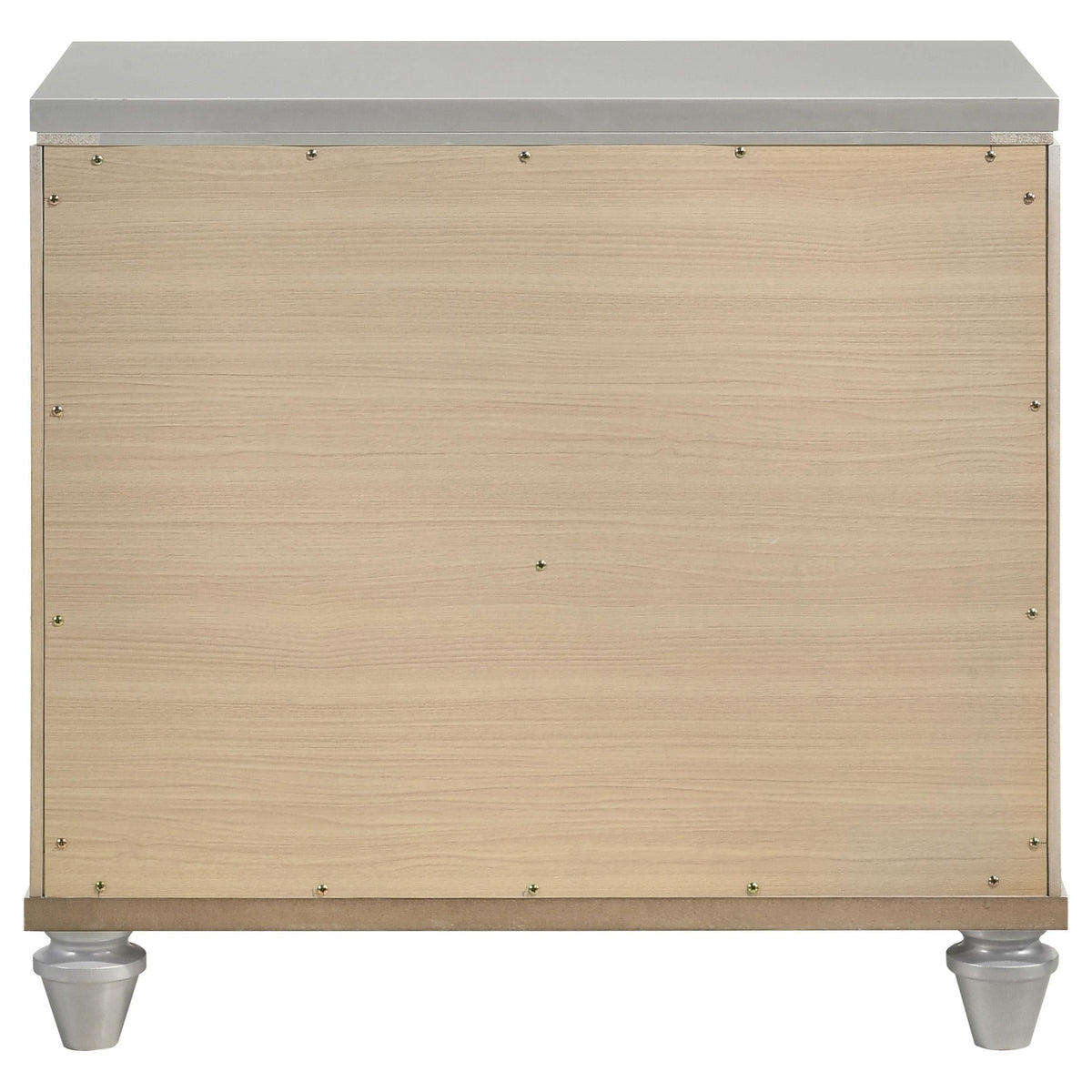 Veronica Nightstand in Light Silver - Coaster Furniture
