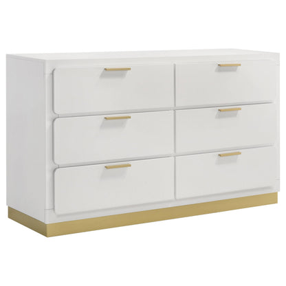 Caraway Bed 4-Piece Set in White