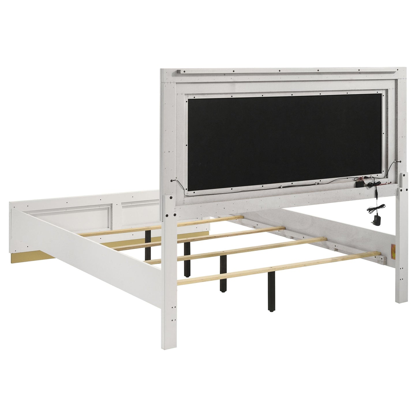 Caraway E King Bed - White