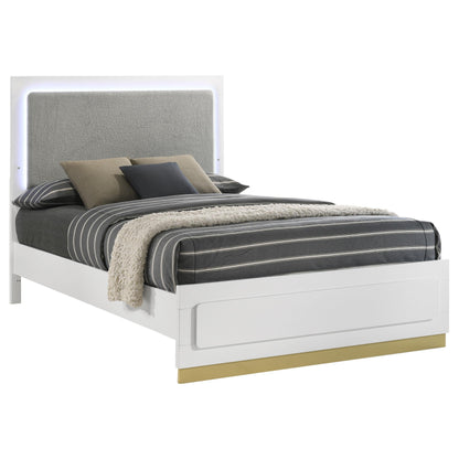 Caraway Queen Bed - White