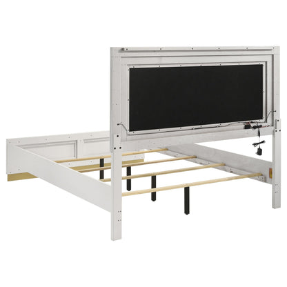 Caraway Queen Bed - White