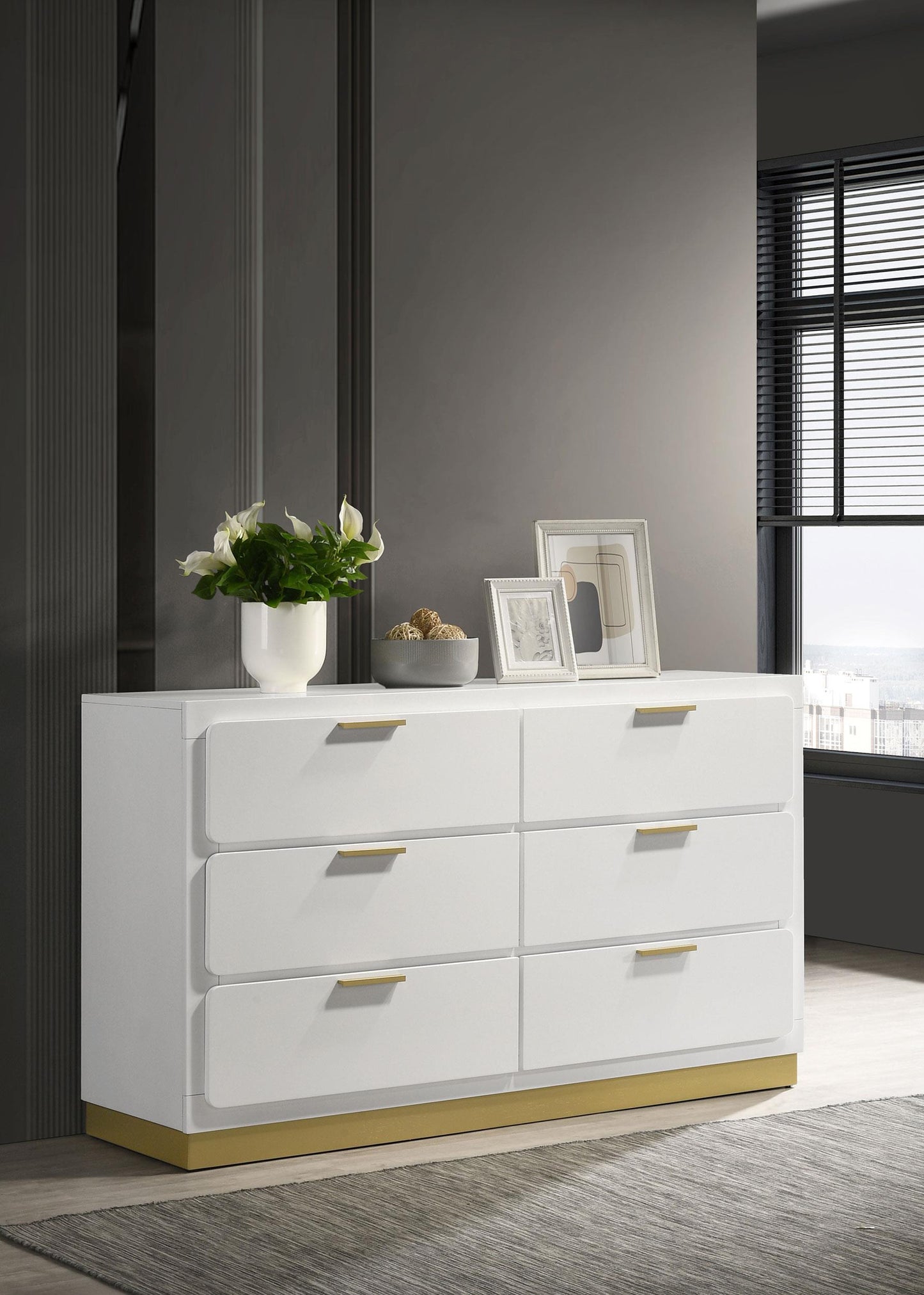 Caraway Dresser - White