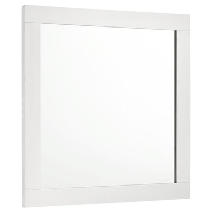 Caraway Dresser Mirror - White