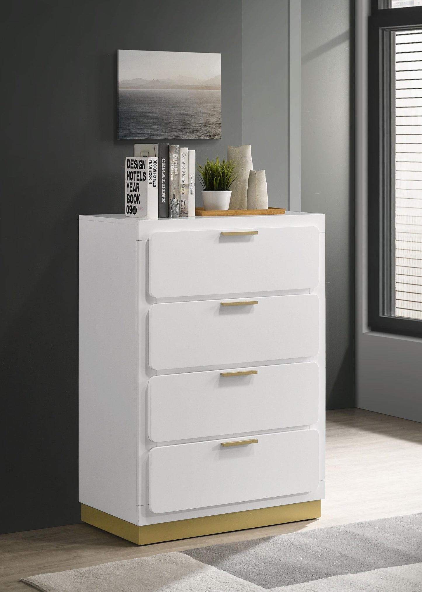 Caraway Chest - White