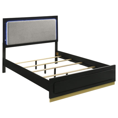 Caraway E King Bed - Black