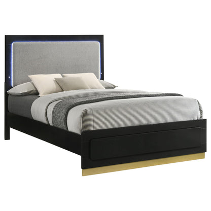 Caraway E King Bed - Black