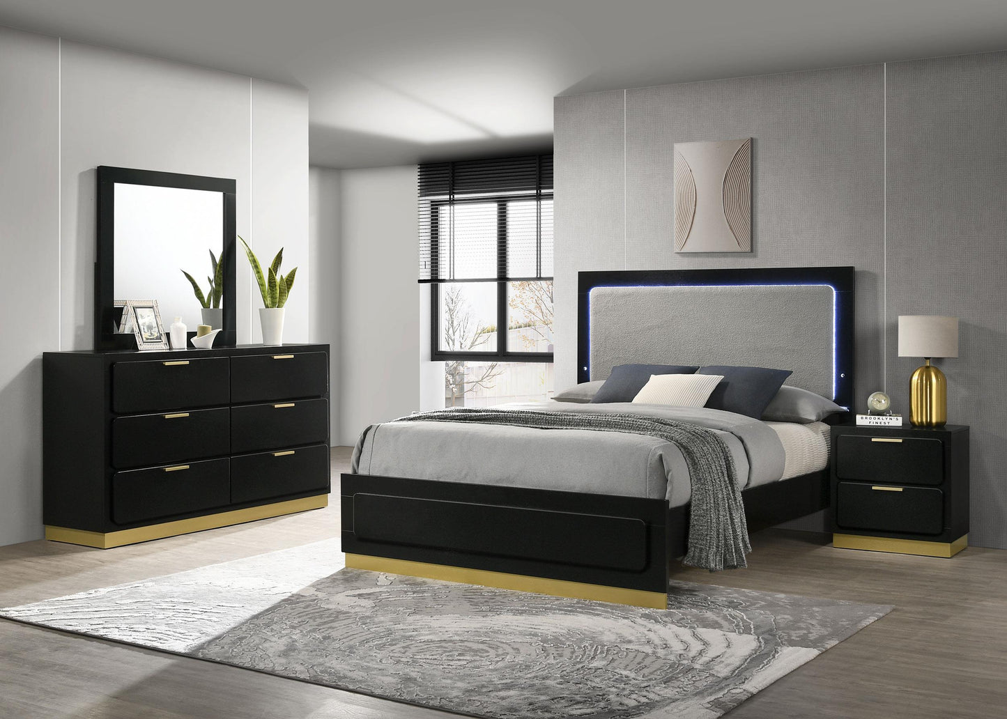 Caraway 4-Piece Set in Black