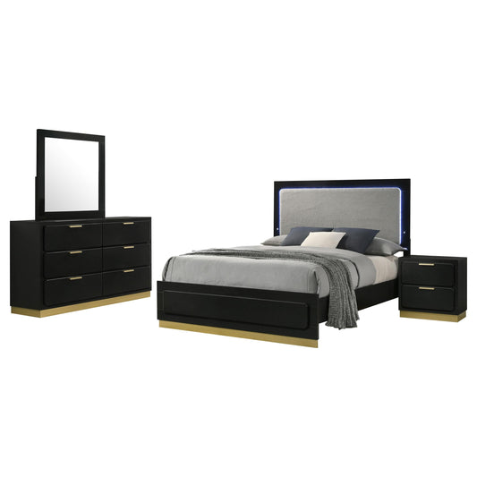 Caraway 4-Piece Set in Black
