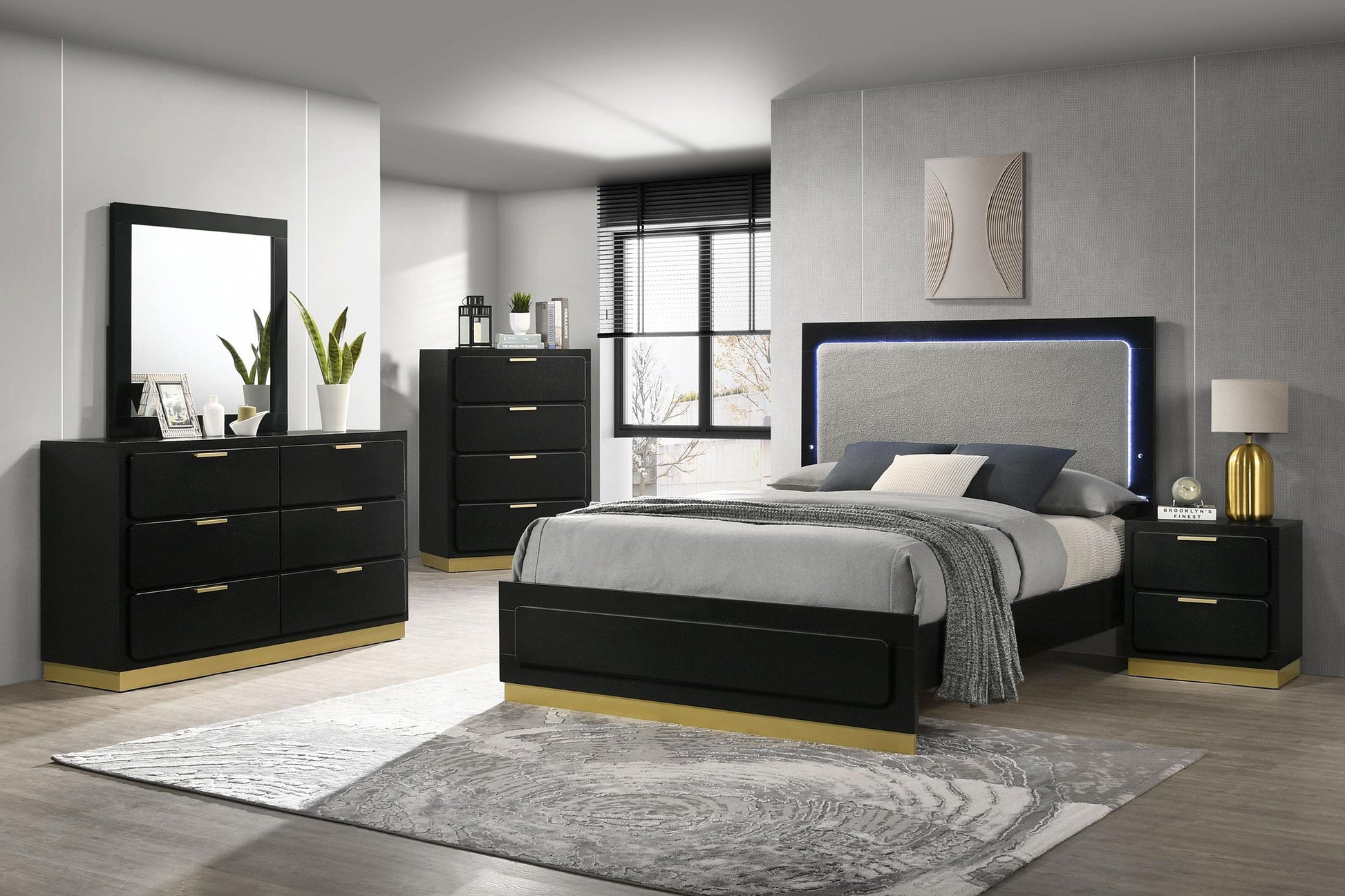 Caraway 5-Piece Set in Black