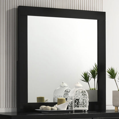 Caraway Dresser Mirror - Black